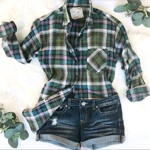 EUC Daftbird Plaid Shirt